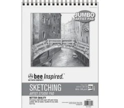 Bee Paper Bee Inspired Jumbo Sketching Pad – 9-inch x 12-inch