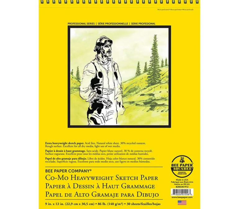 Bee Paper Co-Mo Sketch 70# Paper Pad 30/sheets (view sizes)