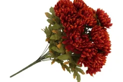 19″ Beige Ball Mum Bush