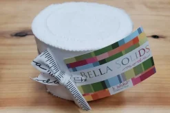 Bella Solids Ivory 2.5-inch Junior Jelly Roll 20ct