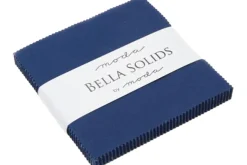 Bella Solids Nautical Blue 5-inch Charm Squares 42ct