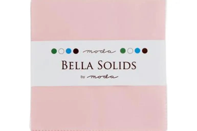 Bella Solids Sister’s Pink 5-inch Charm Squares 42ct