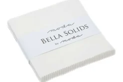 Bella Solids White 2.5-inch Junior Jelly Roll 20ct
