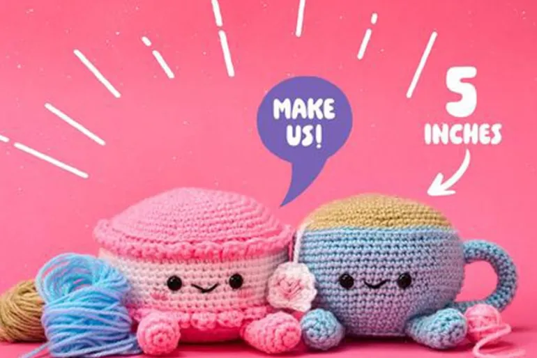 Bes-Teas Teacup Duo Amigurumi Crochet Kit