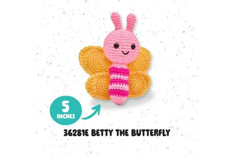 Betty the Butterfly Amigurumi Crochet Kit