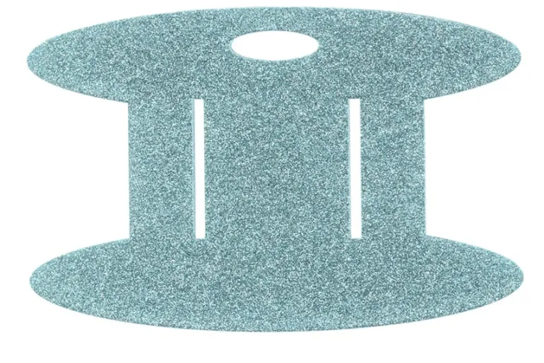 Binding Wrap and Store Spool Aqua Glitter