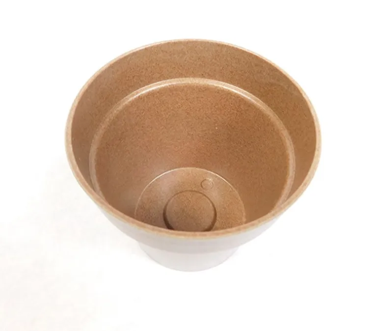 Biodegradable Bamboo Fiber Plant Pot