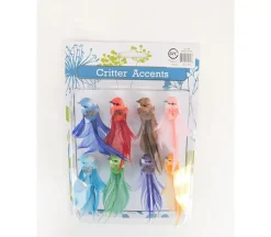 Birds with Clips – 8 Piece