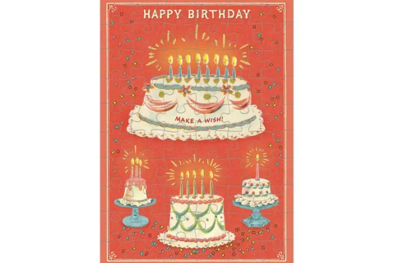 Bird Watching 60-Piece Puzzle Card
