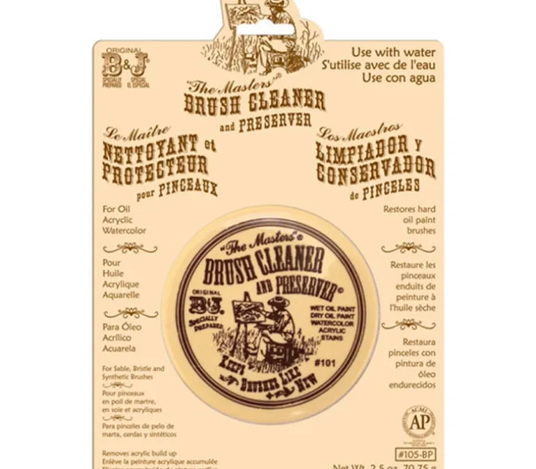 BJ Masters Brush Cleaner And Preserver – 2.5-ounce