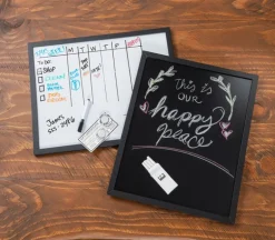 Blackboard with Black Frame – 16-inch x 20-inch