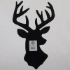 Black Metal Deer Head – 9.75-inch x 18.75-inch