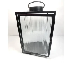 Black Metal Lantern – Large