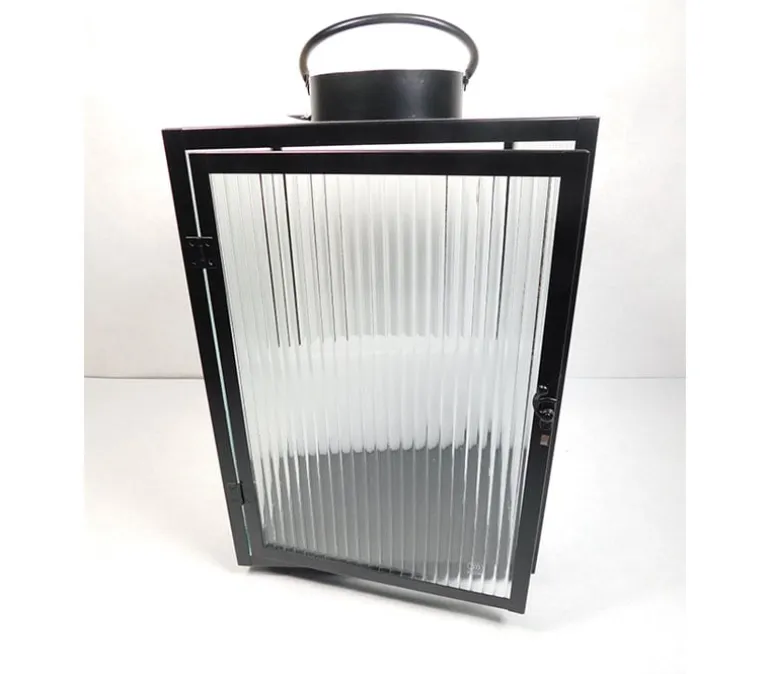 Black Metal Lantern – Large