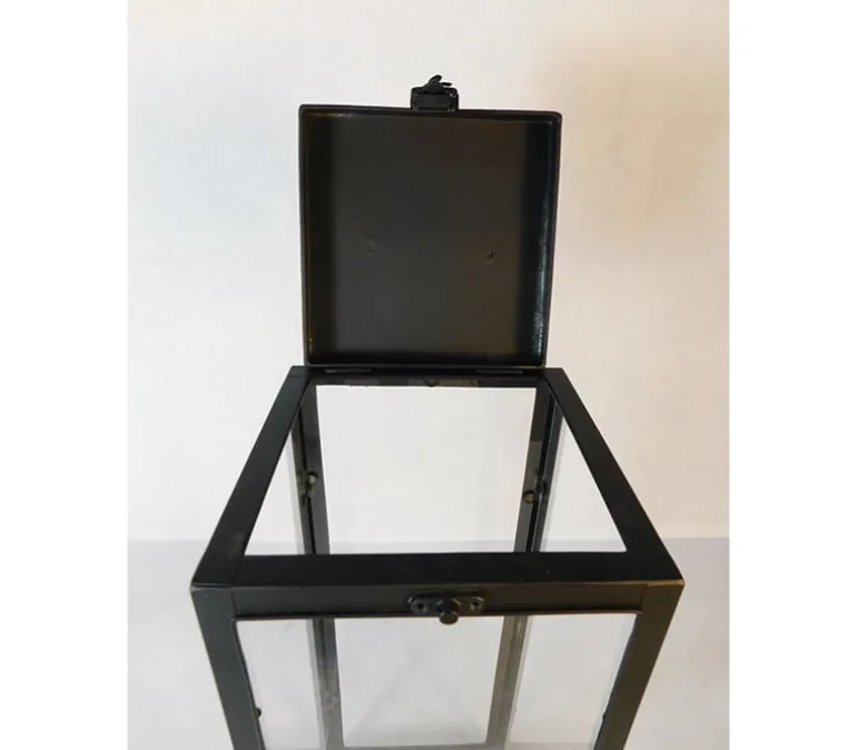Black Metal Lantern – Small