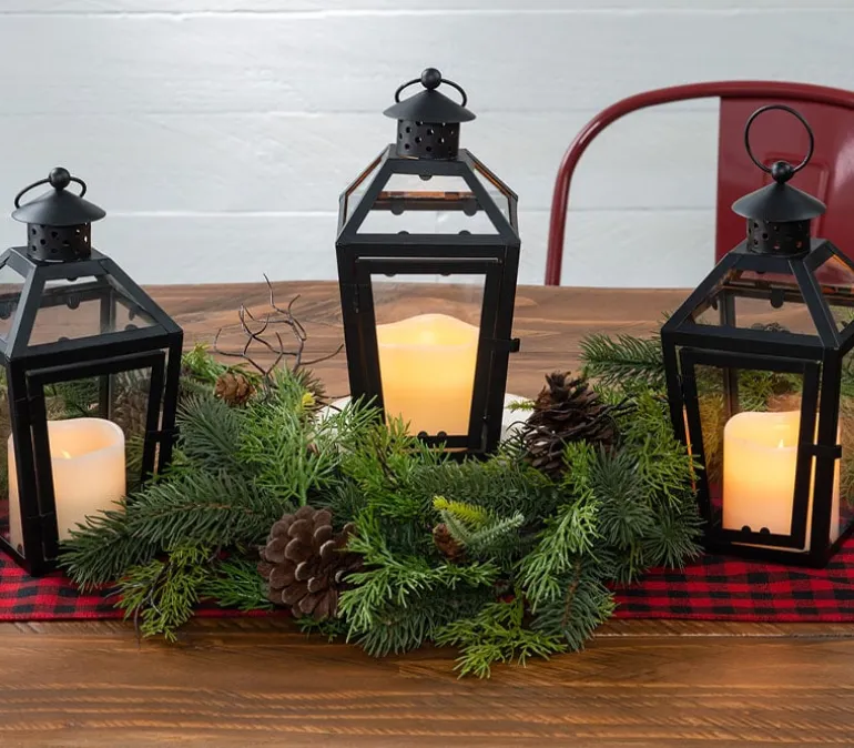 Black Octagonal Lantern