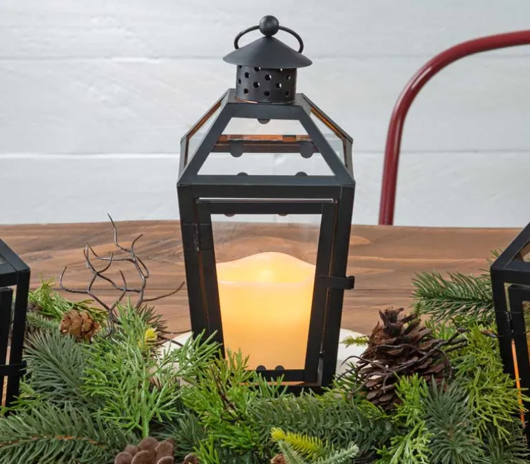 Black Octagonal Lantern