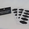 Black Scalloped Chalkboard Labels – 15 Labels