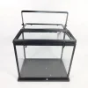 Black Square Metal Lantern – Large