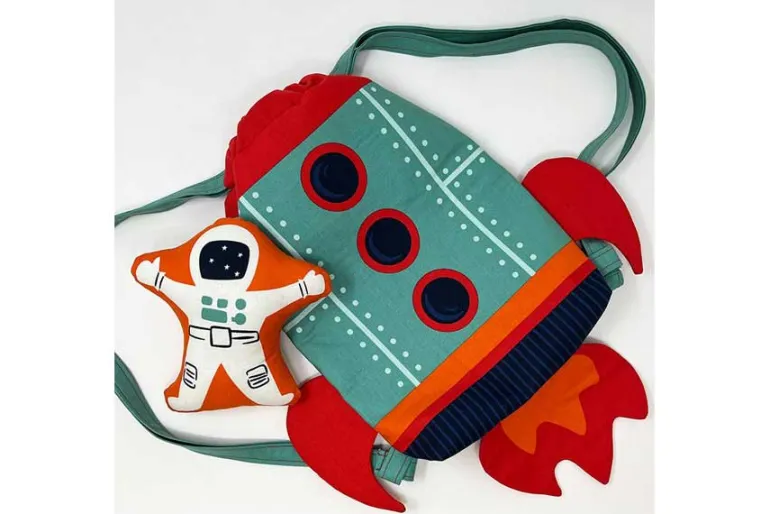 321 Blast Off Backpack Sewing Panel, 36-inches by 60-inches.