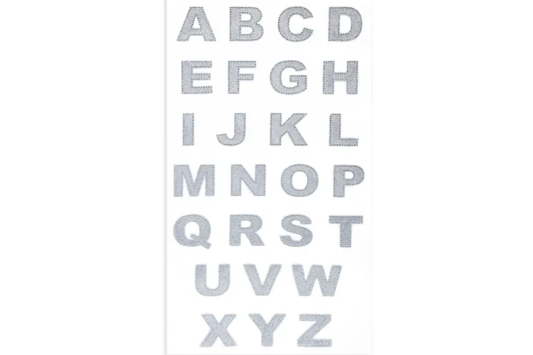 Bling Sheet – 1.5″ – Crystal Letters