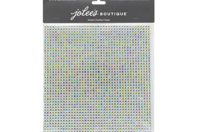Bling Sheet – 1.5″ – Crystal Letters