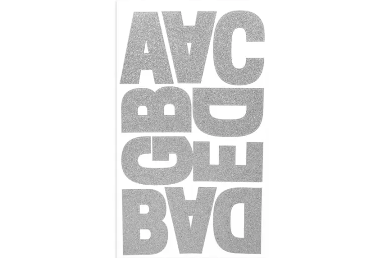 Bling Sheet – 1.5″ – Crystal Letters
