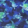 Bliss Sea Turtles Digital Cuddle in Green Sea