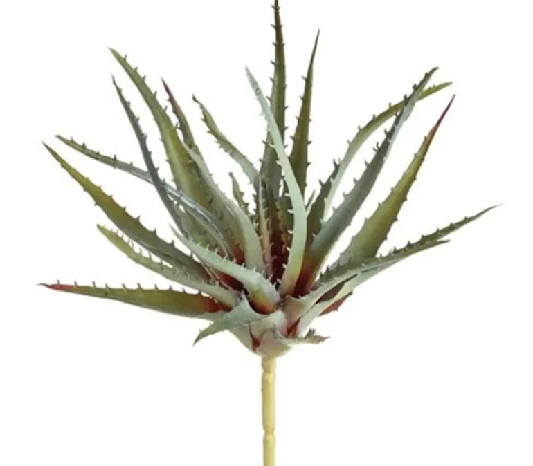 15″ Blooming Agave Pick, Pink