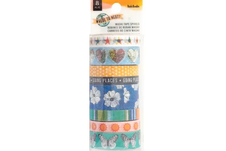 Blooming Wild 8pk Washi Tape
