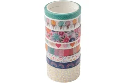 Blooming Wild 8pk Washi Tape