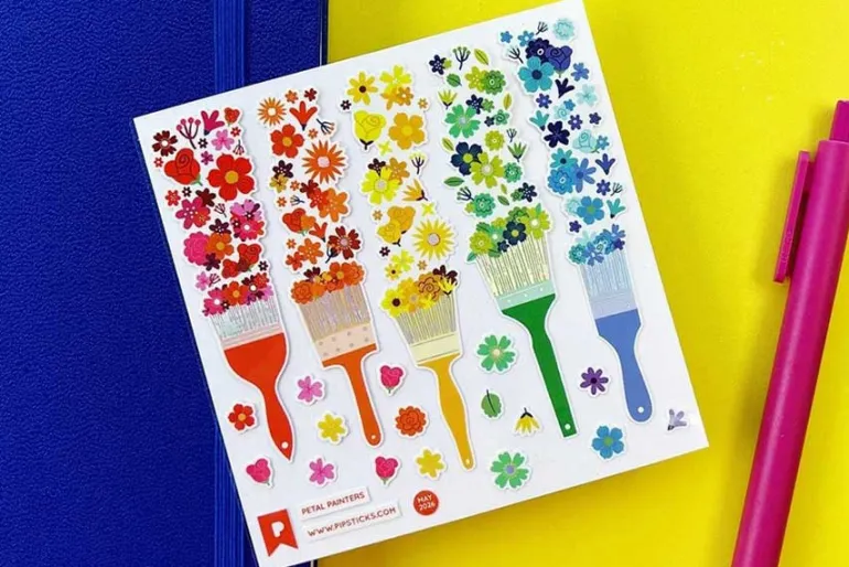 Blossoming Bottles Stickers