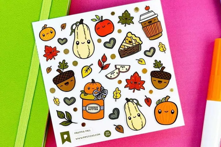 Blossoming Bottles Stickers