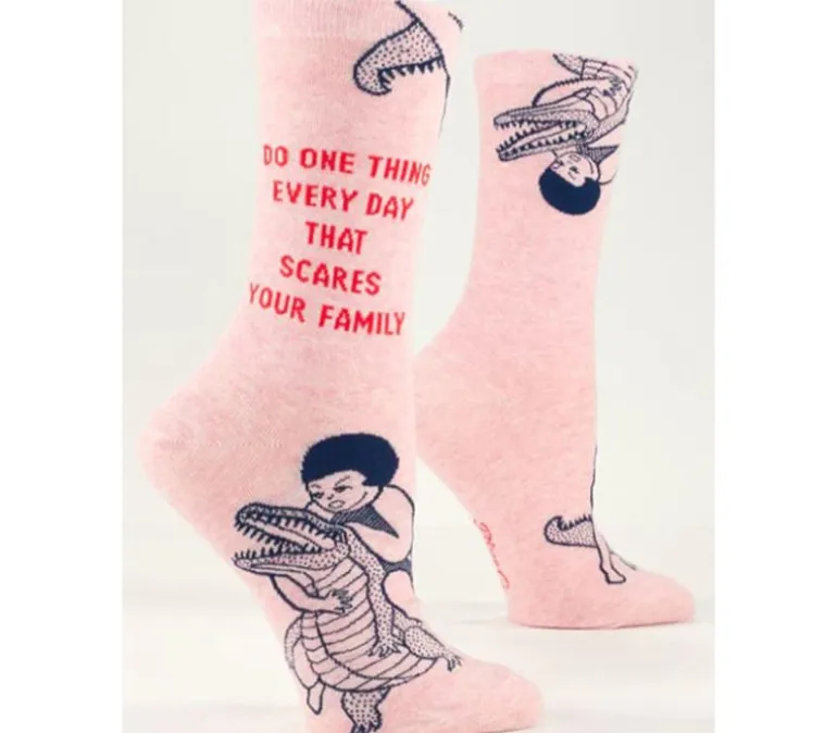 BlueQ Scares Your Family Ankle Socks – Women