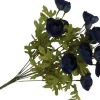18″ Blue Ranunculus Bush