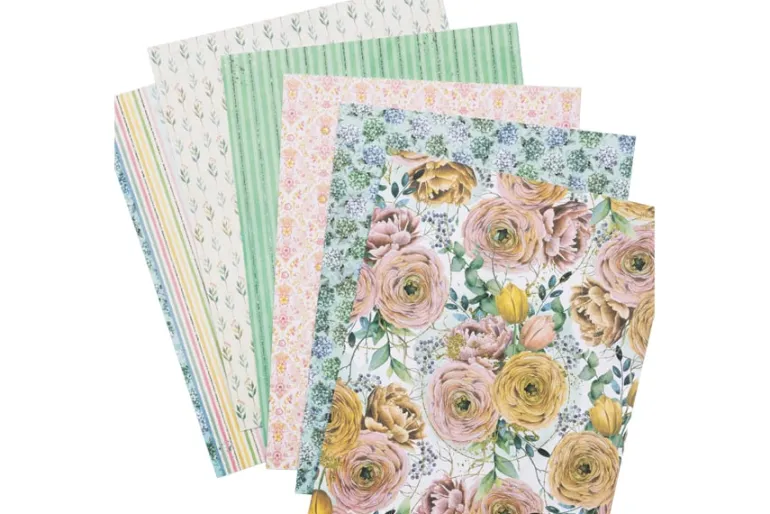 BoBunny Paper Pad – 6″X8″ – Willow & Sage