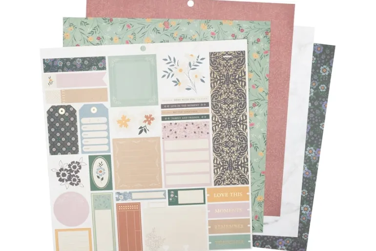 BoBunny Paper Pad – 6″X8″ – Willow & Sage