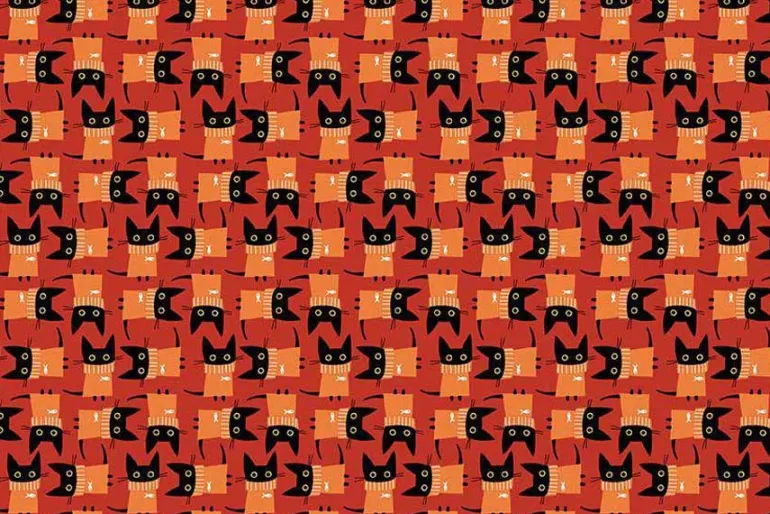 Bok Bok Meow Nigel’s Jumper on Rust Red