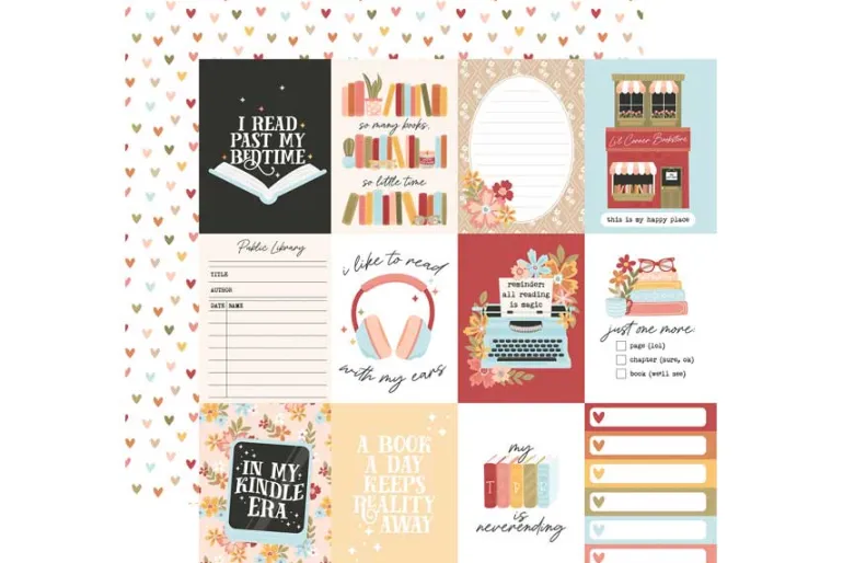 Bookish Element Sticker