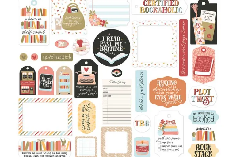 Bookish Element Sticker