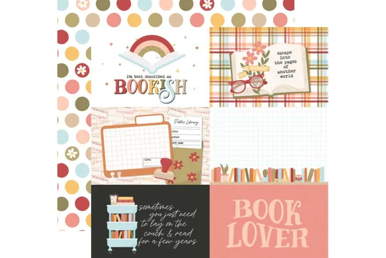 Bookish Frames & Tags