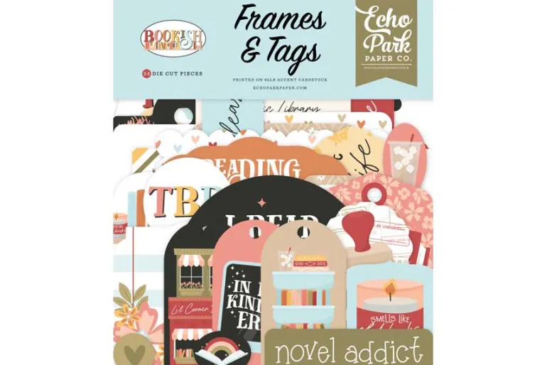 Bookish Frames & Tags