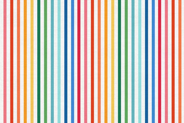 Bookworm Stripes Multi Primary