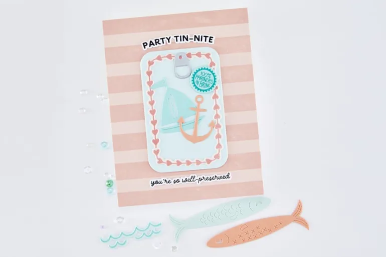 Born To Dink Clear Stamp & Die Set