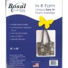 Bosal In R Form Foam Sew In Fusible Stab – 58-inch x 18-inch – White