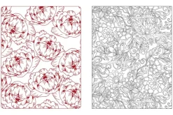 Botanical Blooms Coloring Book