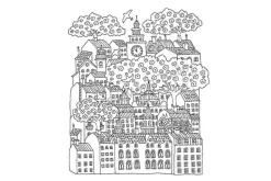 Botanicum Coloring Book Illustrated by Maria Trolle
