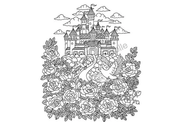 Botanicum Coloring Book Illustrated by Maria Trolle