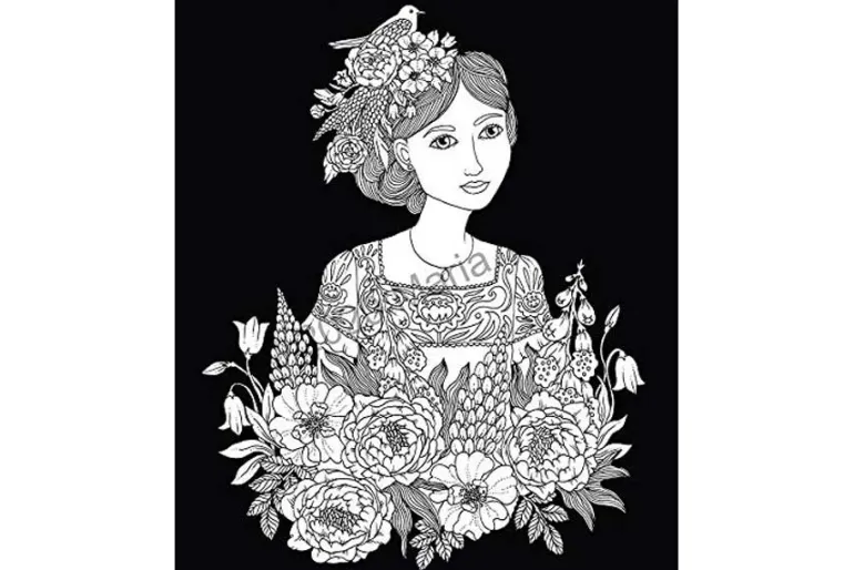 Botanicum Coloring Book Illustrated by Maria Trolle