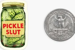 Bottle & Phone Mini Vinyl Sticker – Axolotl